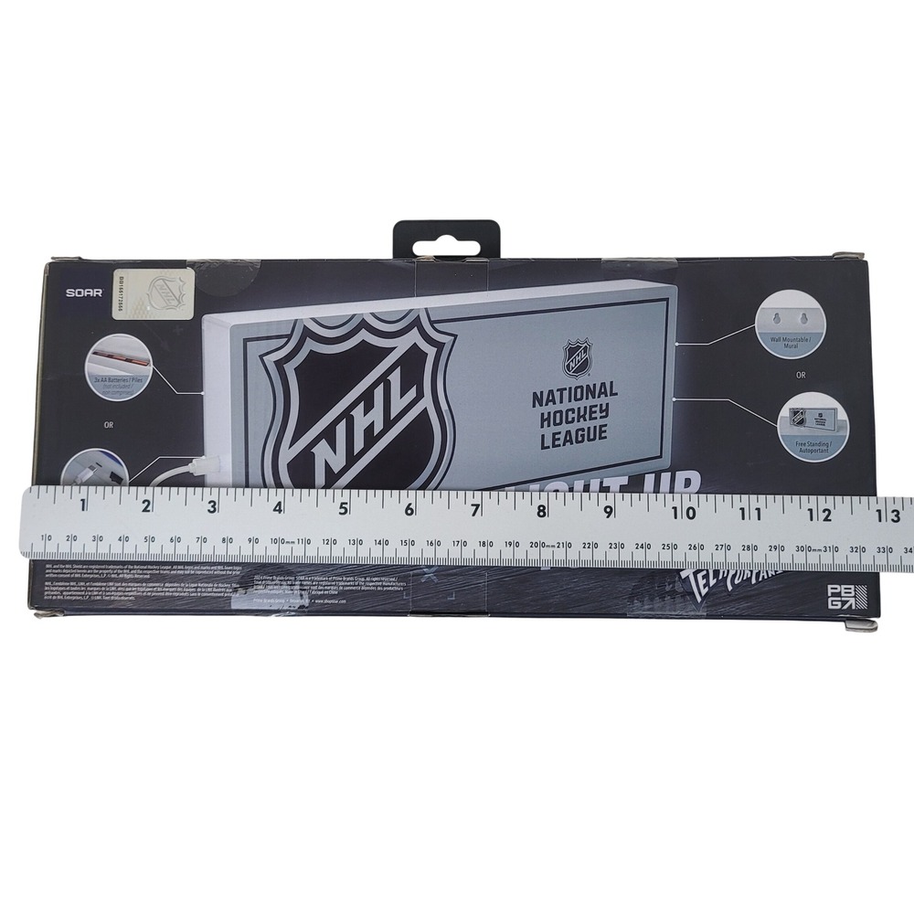 Montreal Canadiens NHL Lightbox Free Standing Wall Mountable 12 x 5 inches SOAR - Picture 12 of 13